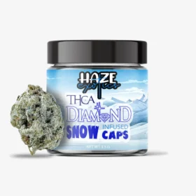 Snow caps weed diamond infused